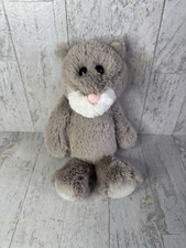 TY Attic Treasures Kit The Cat Plush Gray Kitten Glitter Sparkle 14”