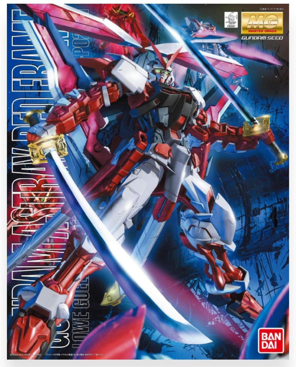 BANDAI MG 1/100 MBF-P02KAI Gundam Astray Red Frame Kai Gundam SEED