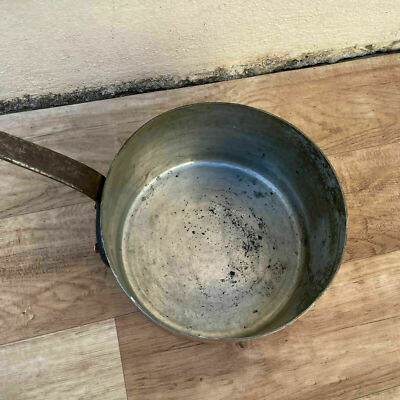 Vintage French Copper Pan hammered DEHILLERIN made in france