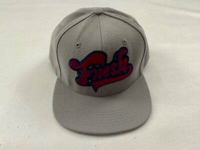 Fresh Graphic Adjustable Gray Snapback Cap Hat One Size
