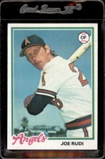 1978 Topps #635 Joe Rudi California Angels - Nice Card