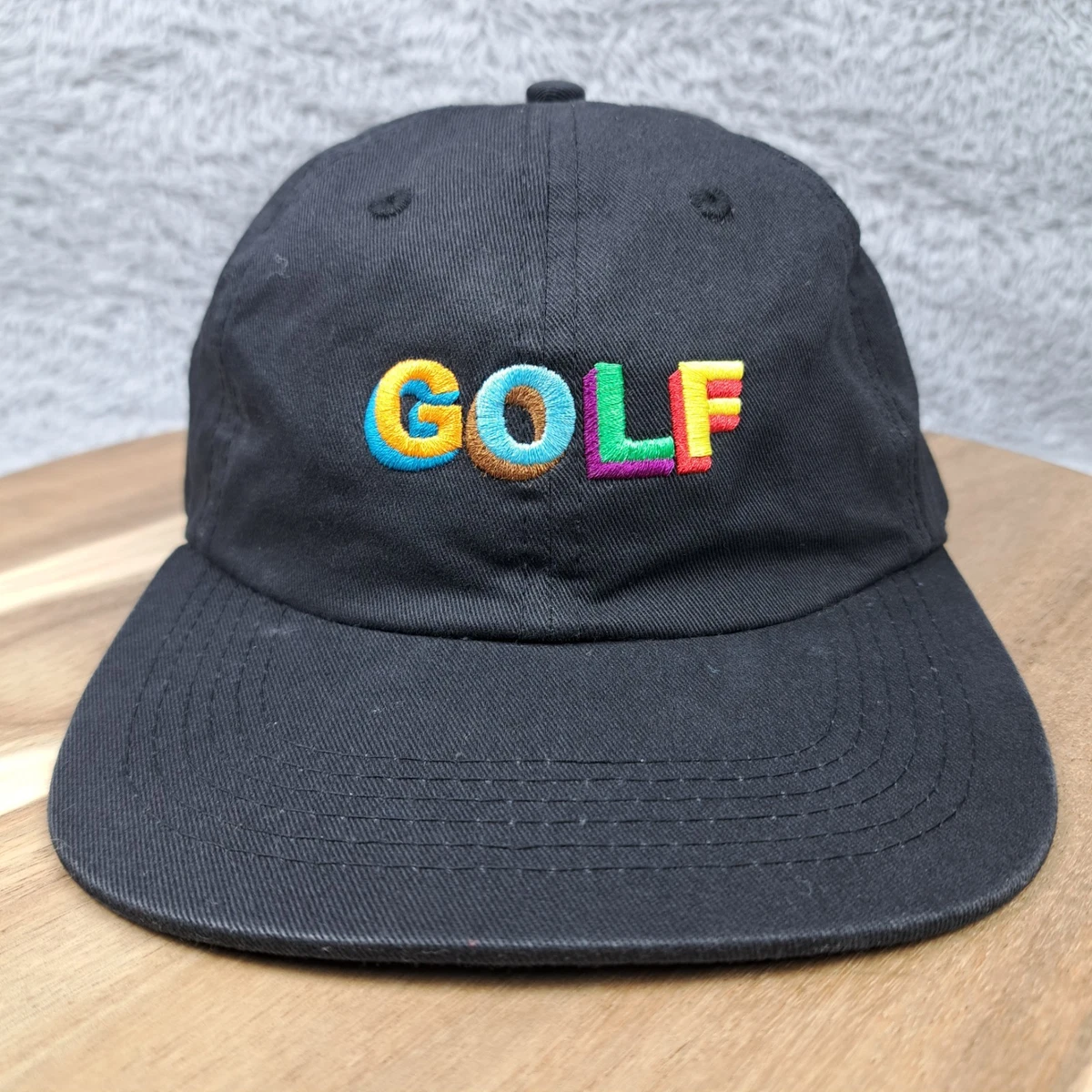 GOLF WANG キャップ ブラック POST JUNK / 00's～ GOLF WANG Embroidered Strapback Cap Black