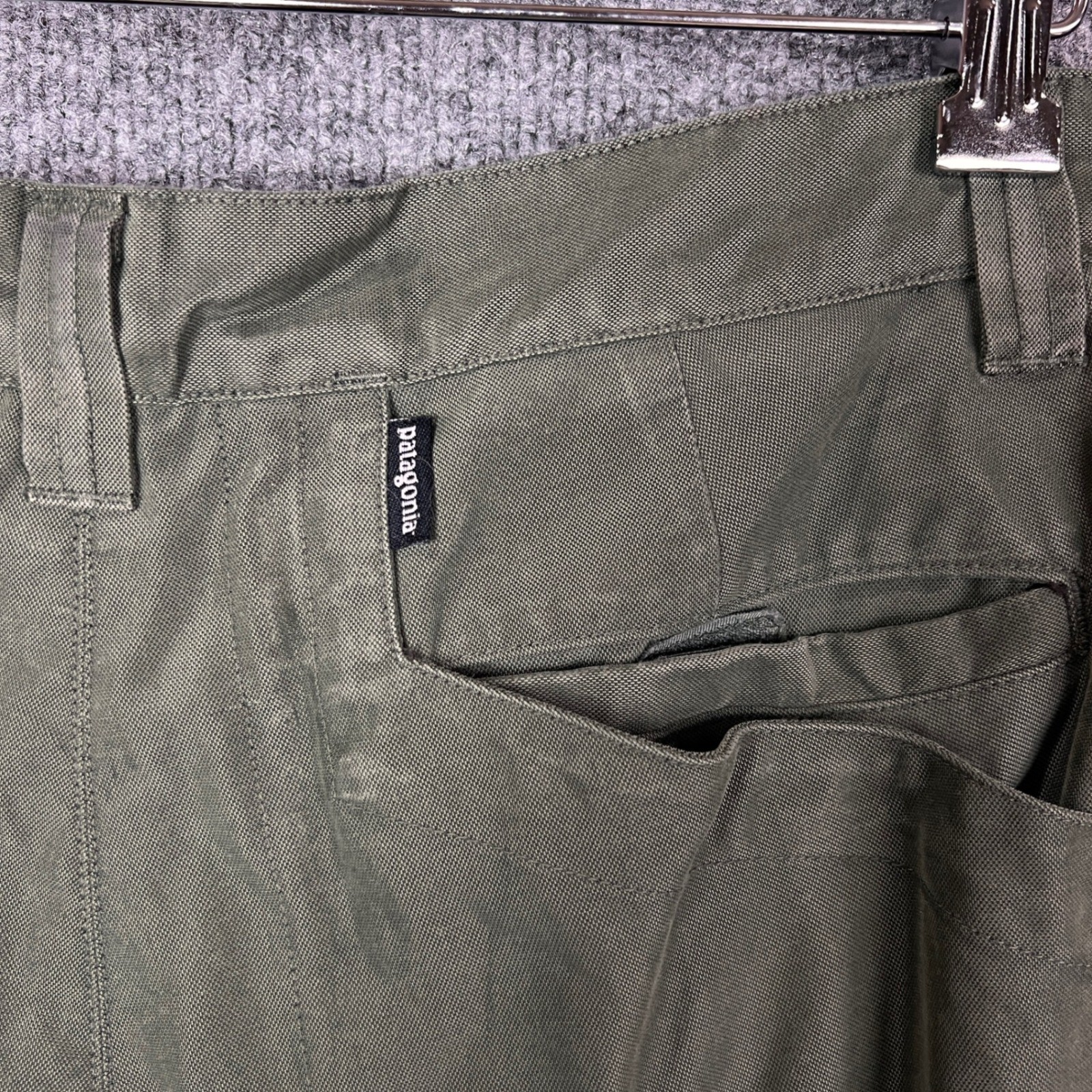 Patagonia Mens Cargo Pants Green Straight Leg Outdoor Hiking 34 thumbnail 6