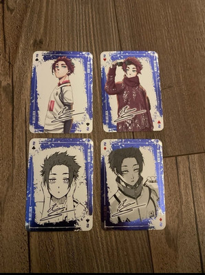 Itoshi Sae poker card/egoist card set of four bluelock