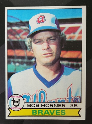 #ad #ad 1979 Topps Baseball #586 Bob Horner EX Rookie Card RC Low Shipping $1.99