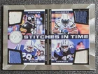 A 2012 panini Quad Stitches In Time Bettis-dickerson-dorsett-tomlinson Game Worn