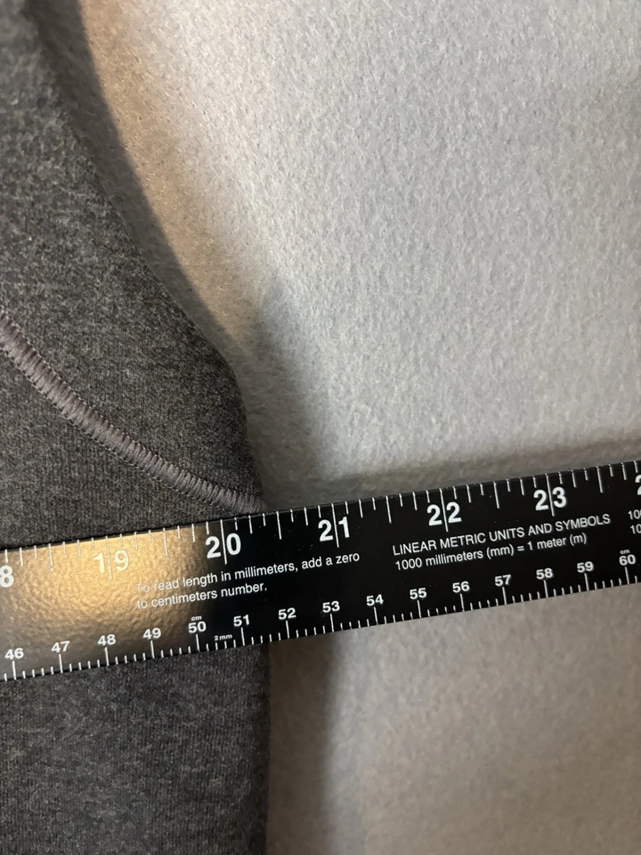 Chaleco Age Of Wisdom Para Hombres Talla M Gris Azul Cremallera Completa Tejido Reversible Informal Foto 4 de 4