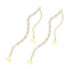 Bra Straps Decorative Clip On Strapless Strap for Dress Rhinestone Adjustable