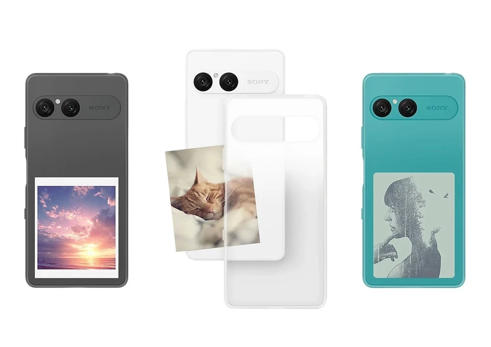 Funda estilo genuino con soporte para SONY Xperia 10 VII -XQZ-CBFE Foto 3 de 4