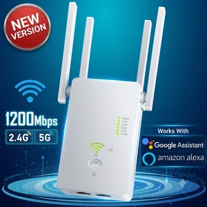 1200Mbps WiFi Amplificateur sans fil de répéteur d'extension de portée Routeur Booster de signal