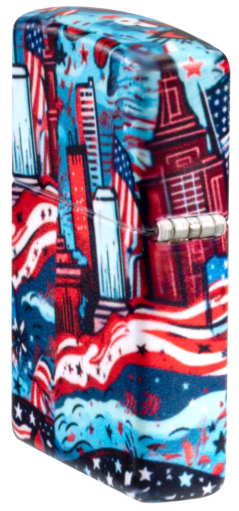 Zippo Lady Liberty Design 540 Color Windproof Pocket Lighter, 47168