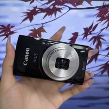 Canon IXUS 185 20MP Compact Digital Camera 8x Zoom W/ SD Card, Charger