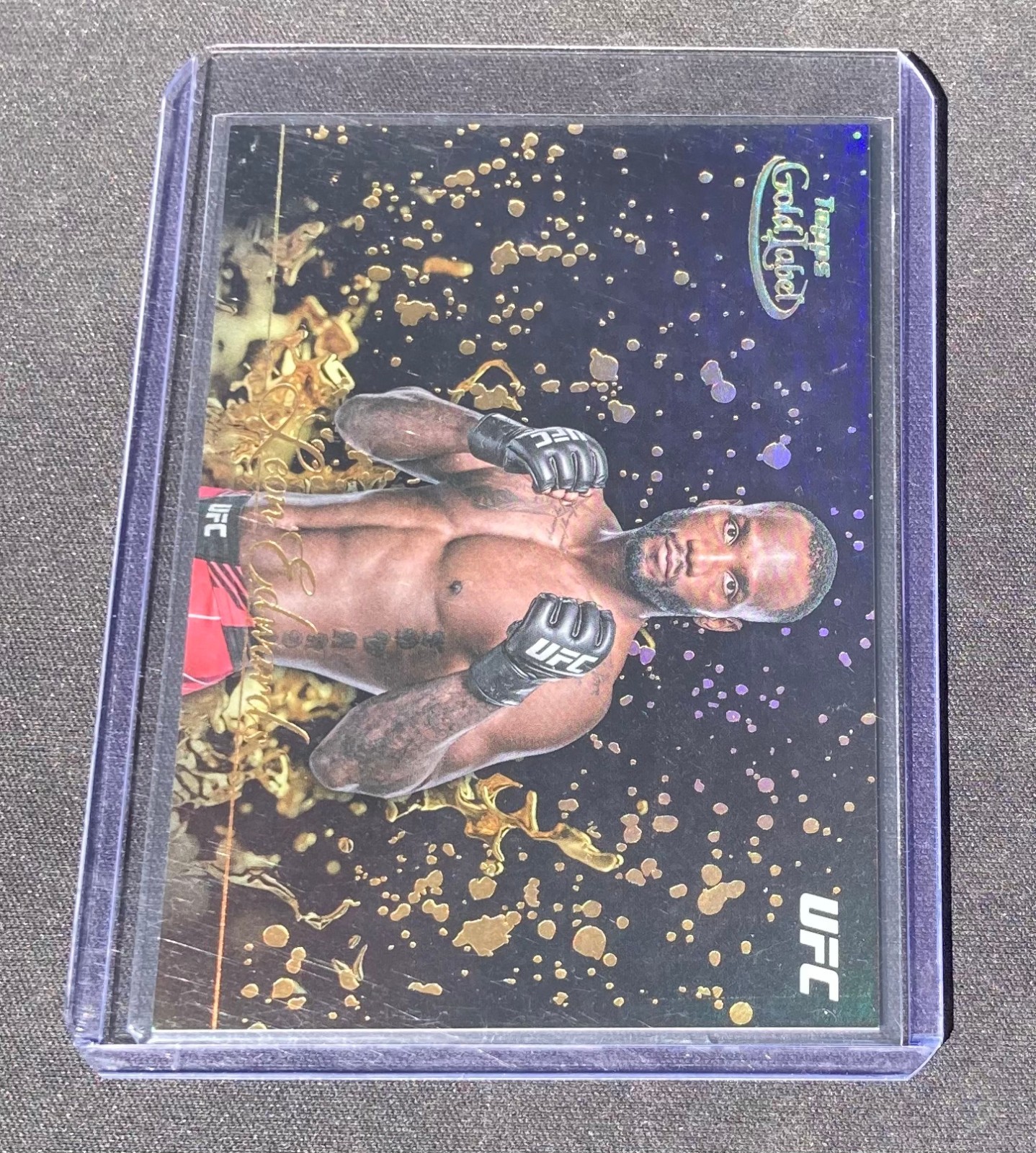 2024 Topps Gold Label UFC - Gold Splatter Leon Edwards #GSP-12 Case Hit! SSP