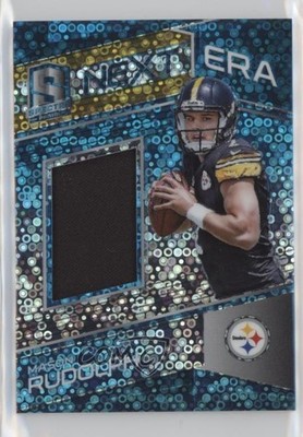 2018 Panini Spectra Next Era Neon Blue Prizm 28/99 Mason Rudolph Rookie RC 0c6