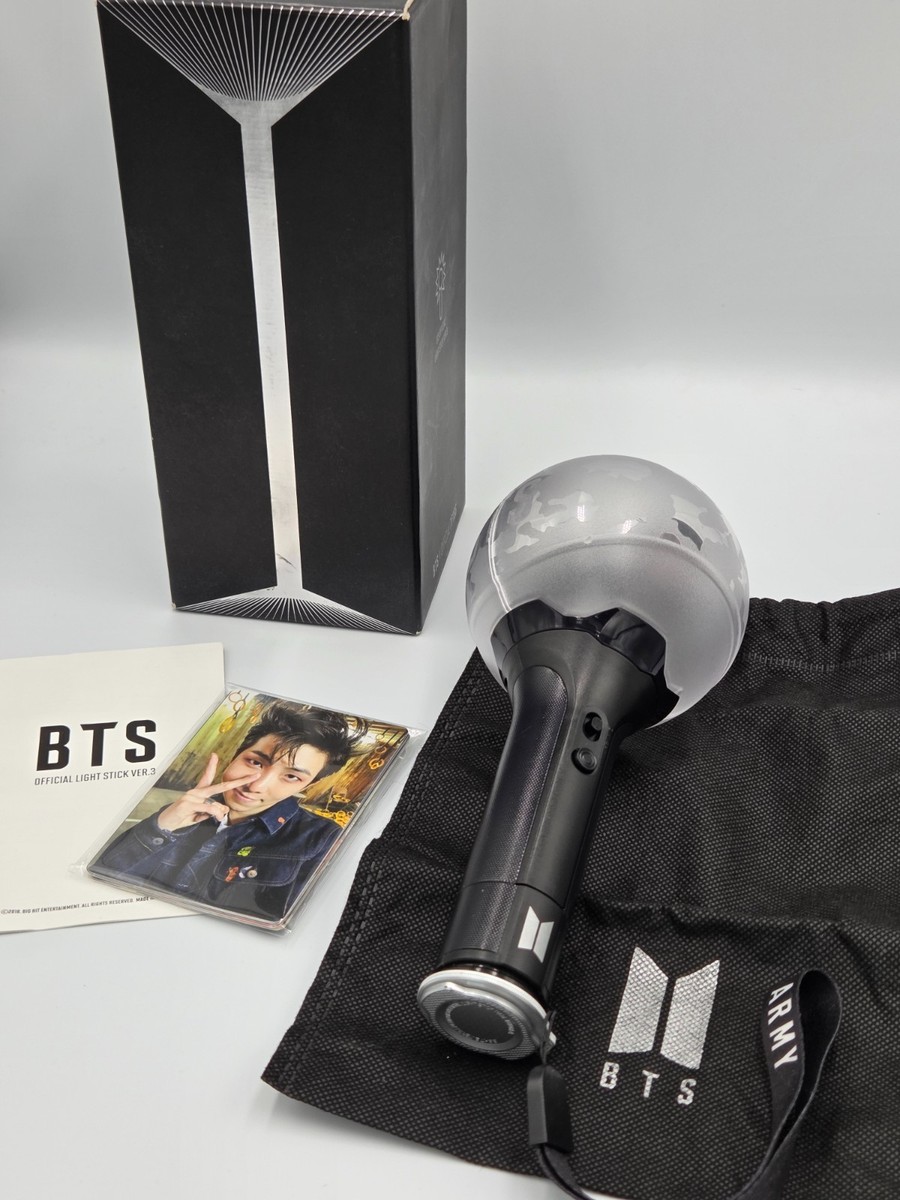 BTS Army Bomb Ver 3 Lightstick - Full Set (7 Photocards) / App