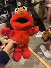 VINTAGE 1995 TYCO SESAME STREET TICKLE ME ELMO ORIGINAL PLUSH WORKS