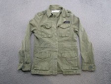 Gypsy Warrior Women's Shirt Jacket Army Green Size S Utility Chore Military
