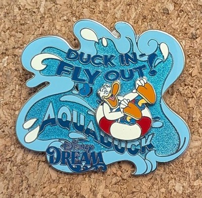 Disney Pin Donald Duck AquaDuck Disney Dream Cruise Line DCL 2010