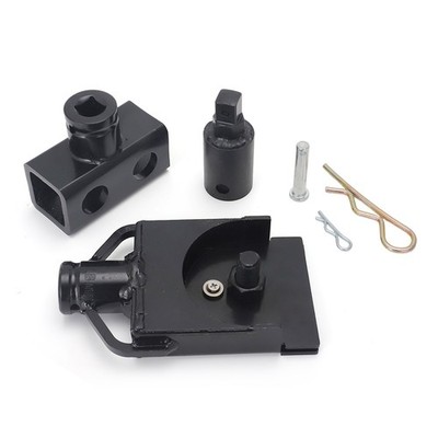 Post Hole Auger Adapter 7/8'' Round to 1/2'' Square Drive Mobile Home Anchor