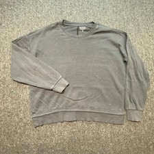 Athleta Coaster Luxe Sweatshirt XS Womens Gray Athleisure Oversized Pullover
