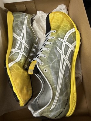 ASICS Gun Lap Size 9 SAMPLE Vintage Spiked Track Shoes