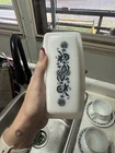 Vintage Pyrex Covered Butter Dish In Old Town Blue Onion Pattern