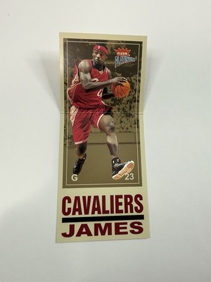 signed lebron james rookie card