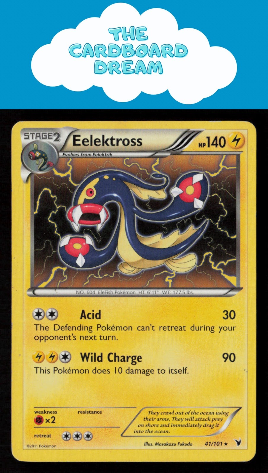 Eelektross Noble Victories #41/101 NON-HOLO Rare Pokemon Card
