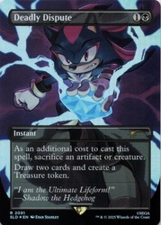 Deadly Dispute (Rainbow Foil) #2091 - Secret Lair x Sonic: Chasing Adventure