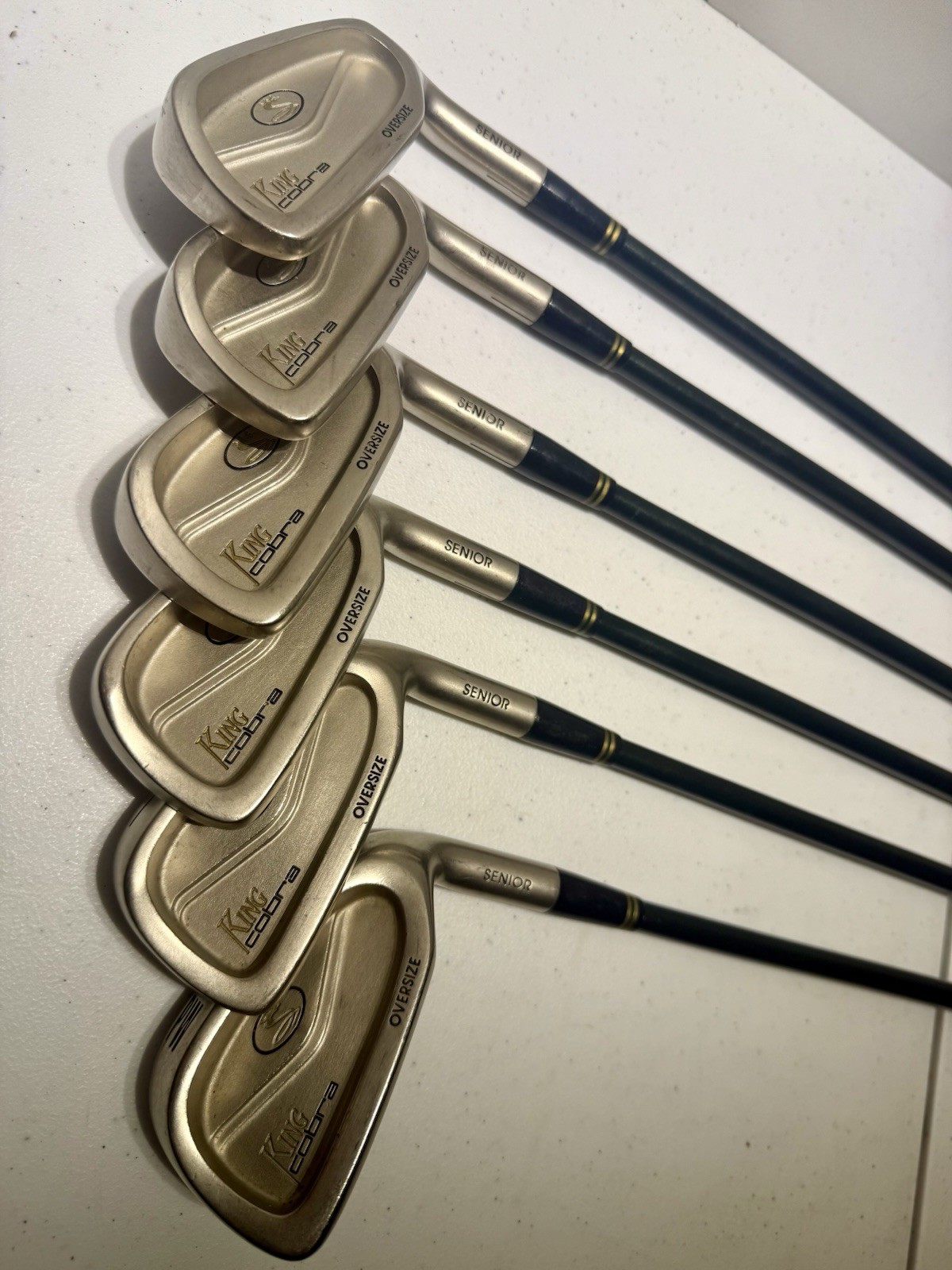 Cobra King Cobra Senior Oversize Golf Clubs 3-7 Irons & Pitching Wedge (6 Clubs)
