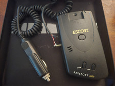 Escort Passport 4600 Radar Detector With Power Cord Fuzz Buster Car Travel Works