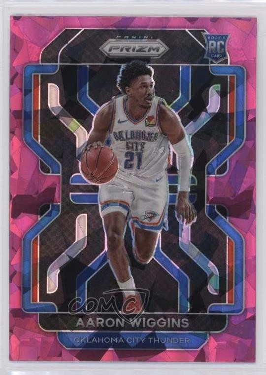 2021-22 Panini Prizm Pink Ice Prizm Aaron Wiggins #286 Rookie RC 16vi