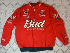 XL Vintage Dale Earnhardt Jr Chase Authentics Nascar Jacket BUD SNAP ON TOOLS
