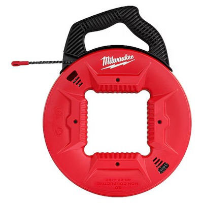 Milwaukee Tool 48-22-4162 50 Ft Polyester Fish Tape W/Nonconductive Tip