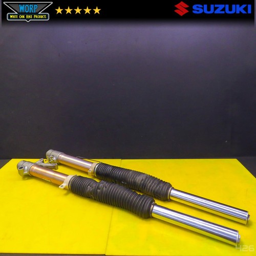 2001 SUZUKI DR650SE FRONT SUSPENSION FORKS SHOCKS DAMPERS ~ OEM 96-20