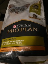 Purina  Pro Plan weight control CAT FOOD Chicken  Rice Formula, 7lb Bag