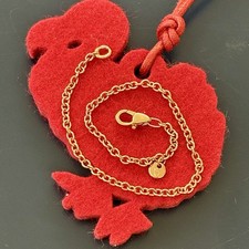 Dodo Pomellato Bracciale Catena Oro Rosa Lunghezza 19cm Unisex 100% Originale