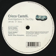 Cricco Castelli - Investigations In The City, 12", (Vinyl)