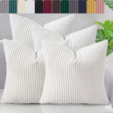 Velvet Cushions Filled or Cushion Covers Pack of 1,2,4 Bed Sofa Decor Pillows