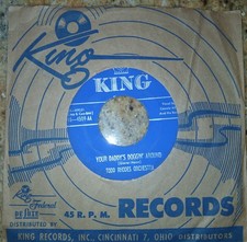 Todd Rhodes Orchestra &ndash; Your Daddy's Doggin' Around / Red Boy Is Back - BLUE