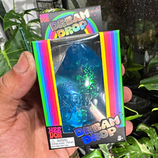 NeeDoh Dream Drop Blue Squishy Squeeze Toy w/ Rainbow Sparkle, 26080HY