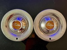 2 X 1949-1950 Pontiac 15 Deluxe Sombrero Style Chieftain Catalina Streamliner