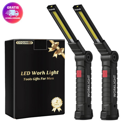 LED-Arbeitsleuchte 360 Grad Drehung USB wiederauflad