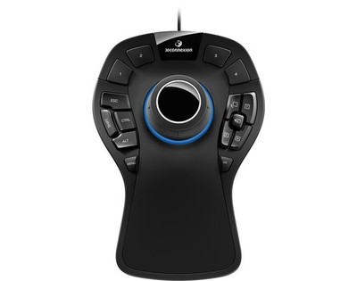 3Dconnexion SpaceMouse  Pro Schwarz - USB 3D Navigations Maus für Windows & m...