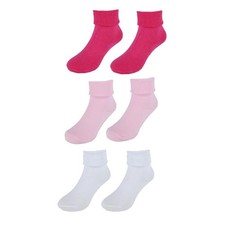 CTM Baby's Soft Triple Roll Socks by Wootie 3 Pack 
