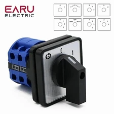 LW28-20 LW26-20 Rotary Cam Switch, 2-4 Positions, 8 Terminals, 690V 20A