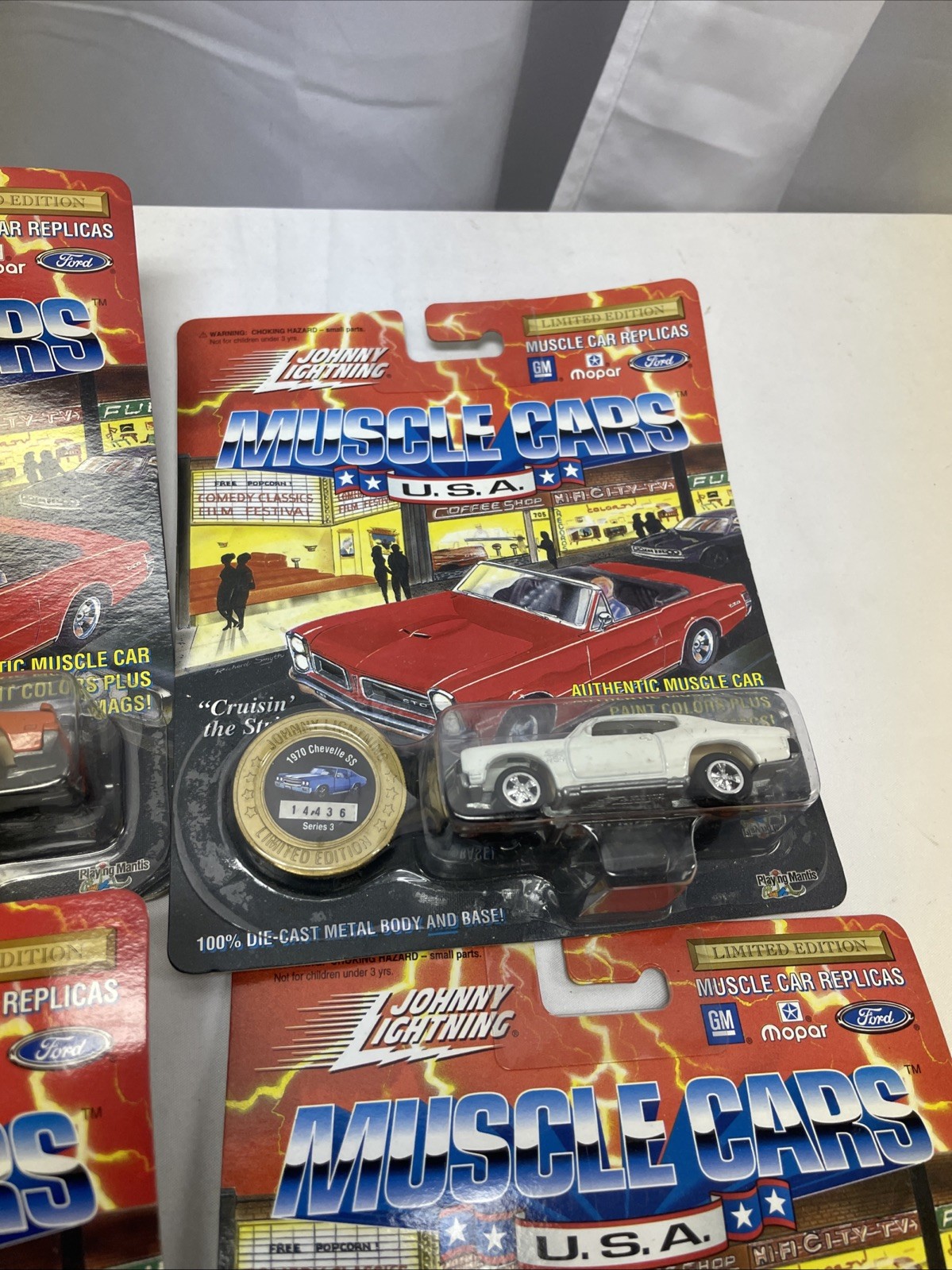 Complete Set of 10 Johnny Lightning 1/64 Muscle Cars Cruisin' the Strip See Pics
