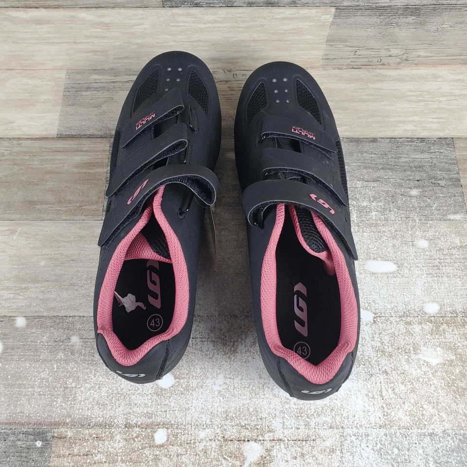Louis Garneau Multi Air Flex II Womens Cycling Shoes Sz 11.5 Black Bike Sneakers - Image 4 of 4