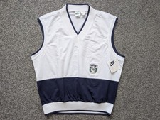 Vintage Nike Sweater Vest Mens Extra Large White Tennis McEnroe Checkerboard