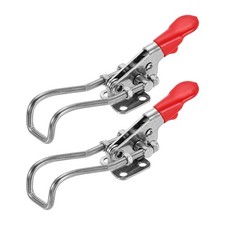 2Pcs, 40323 Adjustable Toggle Latches 400lb M5x42mm Stainless Steel Pull Latch